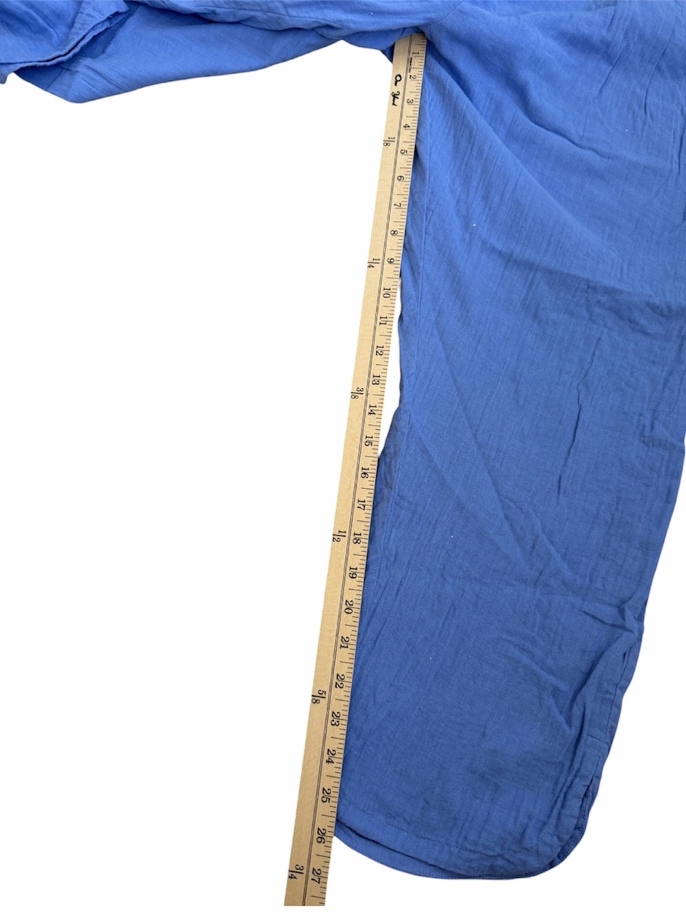 Pact Cotton Drawstring Pants in Periwinkle Blue - Picture 6 of 9